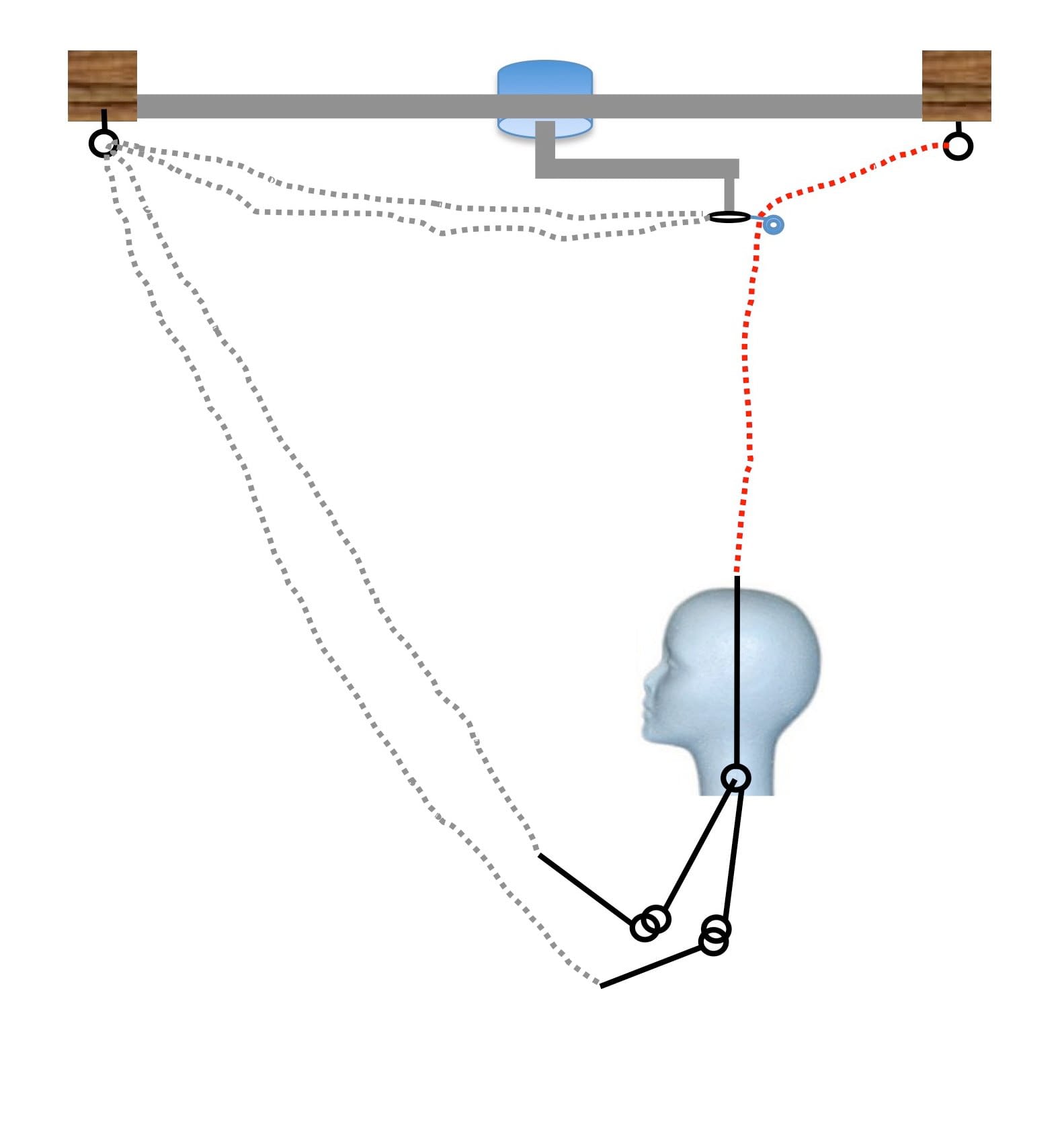 Flying Crank Ghost DIY Halloween Prop Sawyer Ventures